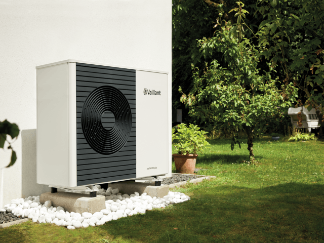 Air source heat pump installation in Hampshire