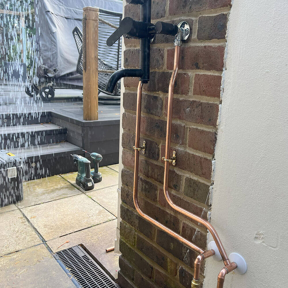 Outside tap installation by QPS