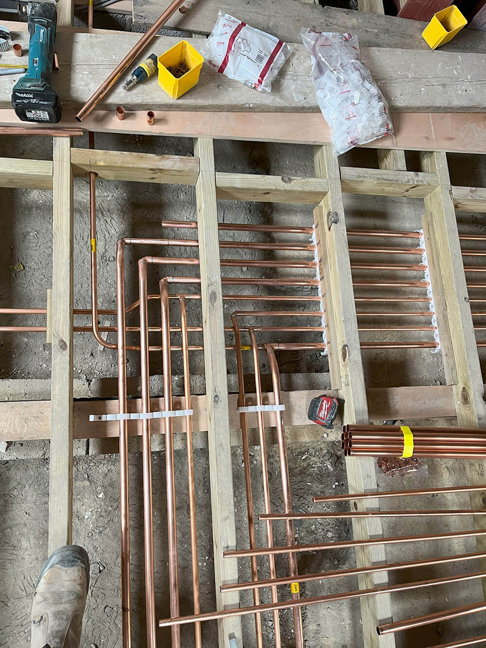 New build plumbing