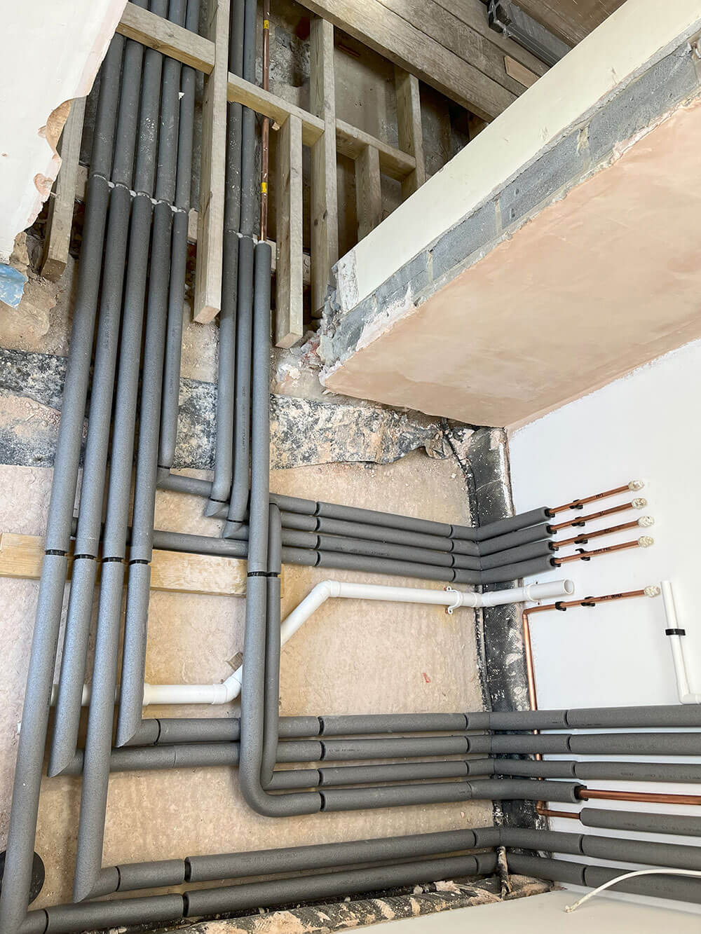 New build plumbing