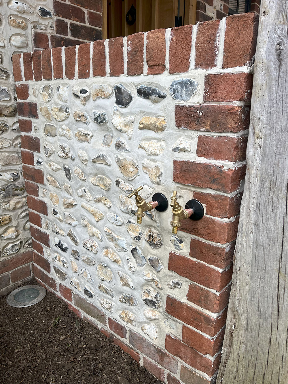 Outside tap installation