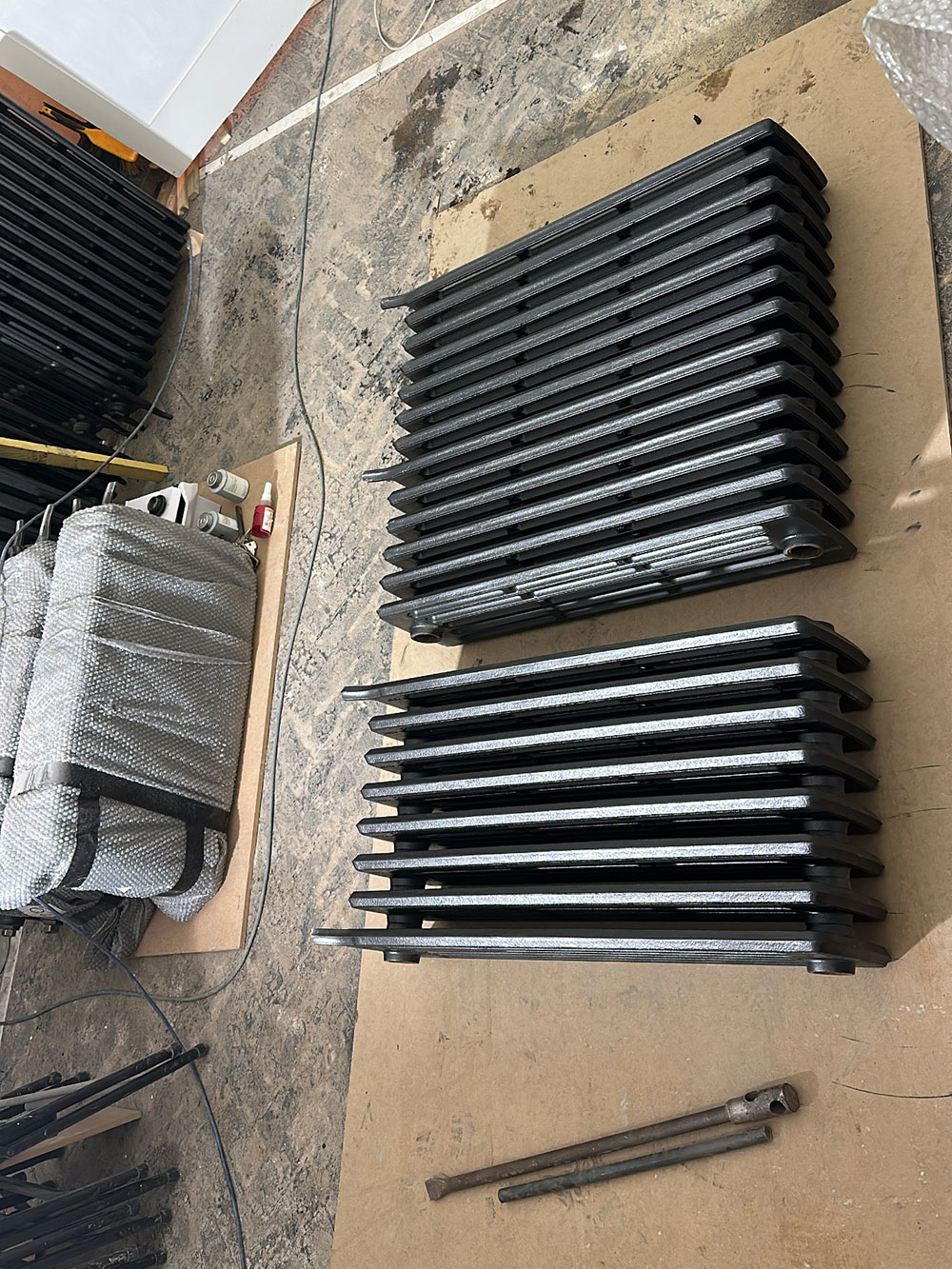 Radiator installation