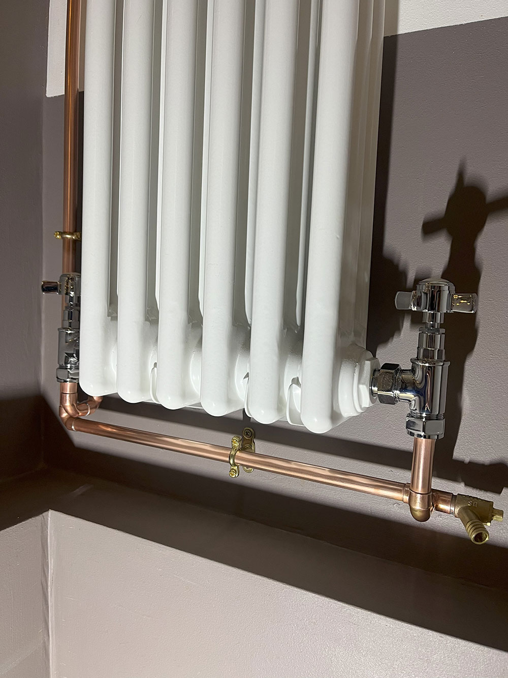 Radiator installation