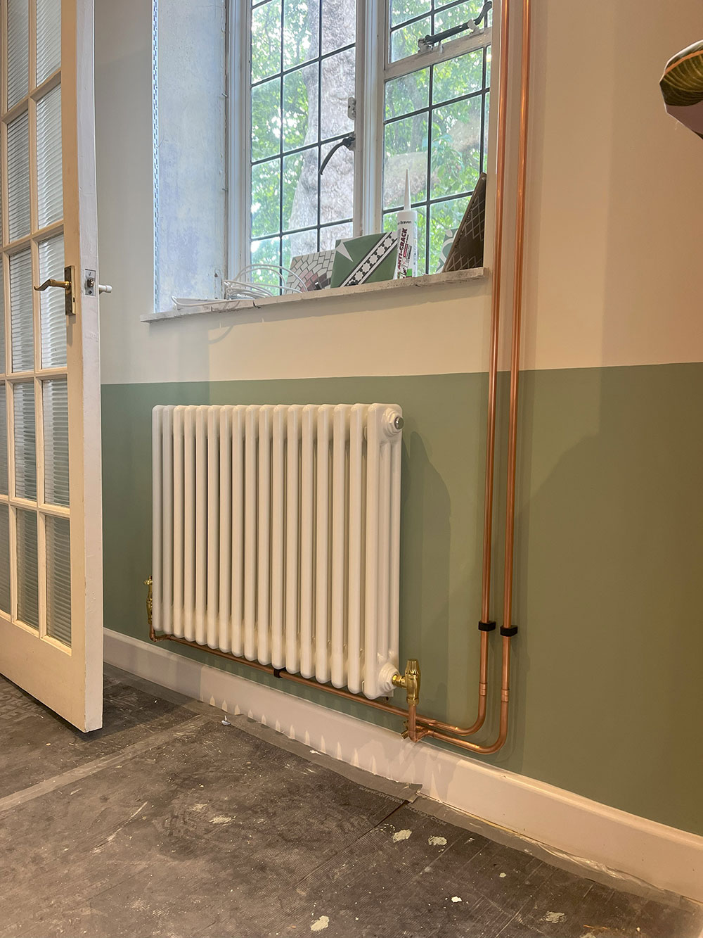 Radiator installation
