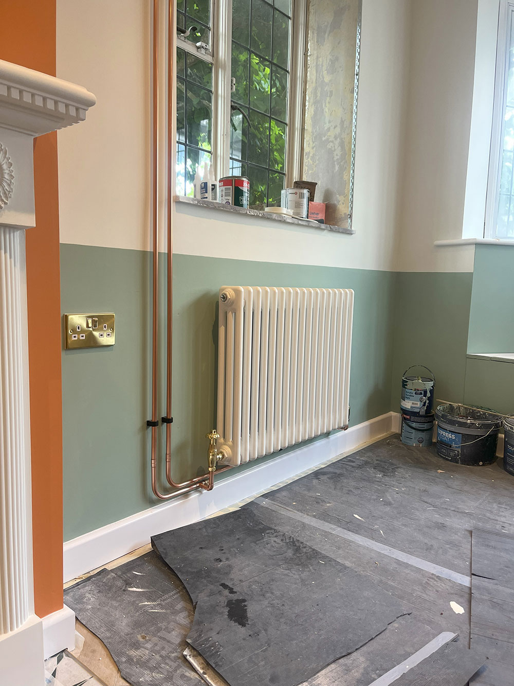 Radiator installation