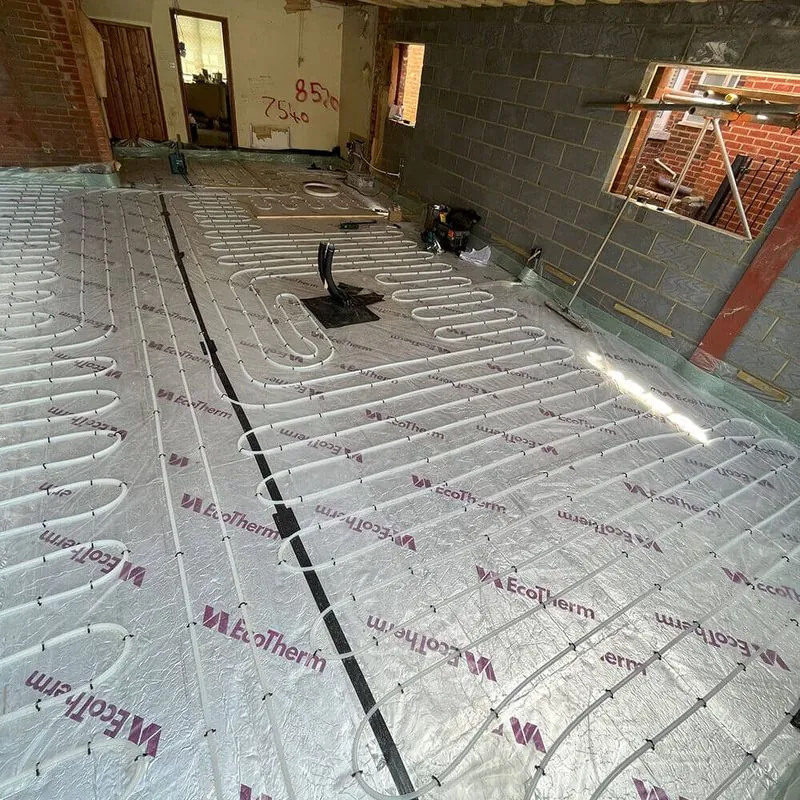 Underfloor heating installation in Hampshire